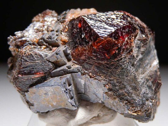 Spessartine on Galena