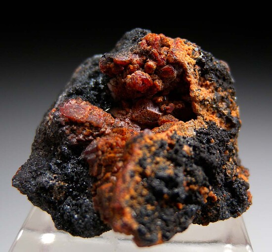 Durangite on Hematite