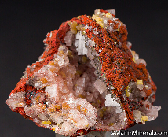 Mimetite with Calcite
