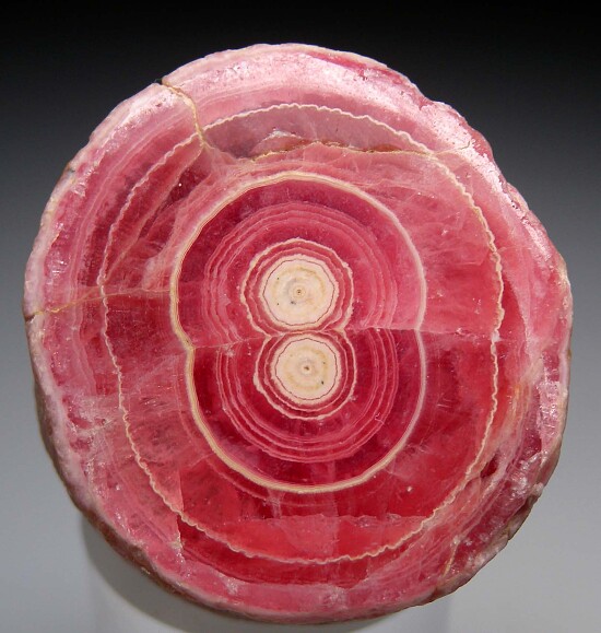 Rhodochrosite stalactite