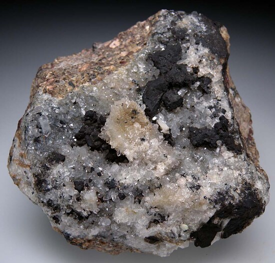 Chalcocite on Quartz