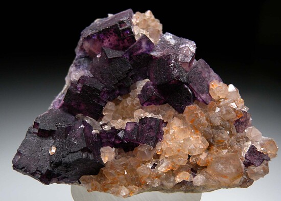 Fluorite with Quartz