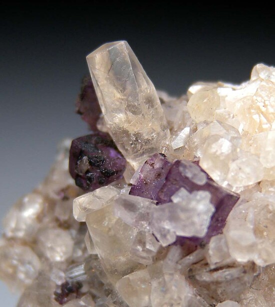 Fluorite and Calcite