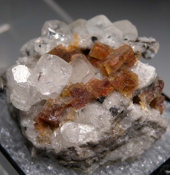 Chabazite with Calcite