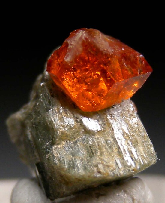 Grossular on Diopside