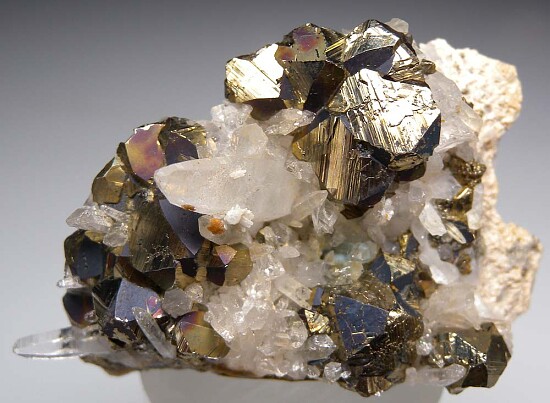 Pyrite with Quartz