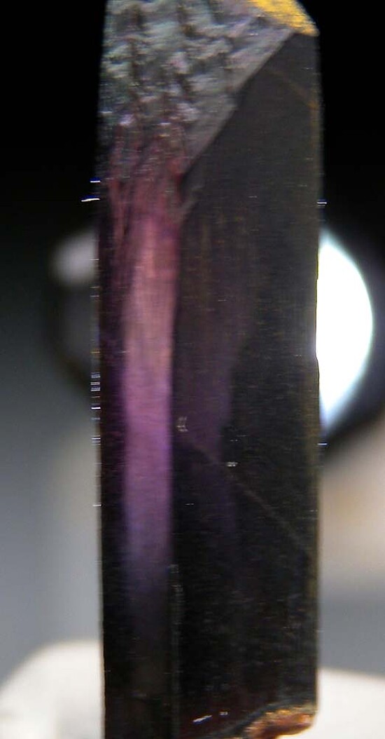 Vivianite (purple!)