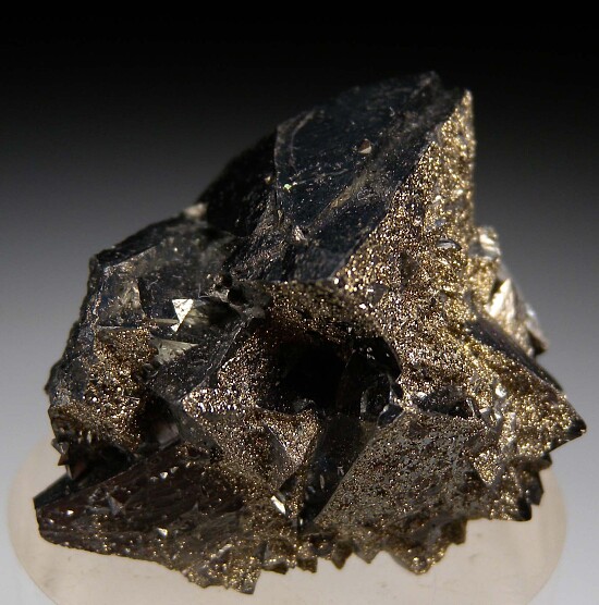 Pyrite on Tetrahedrite
