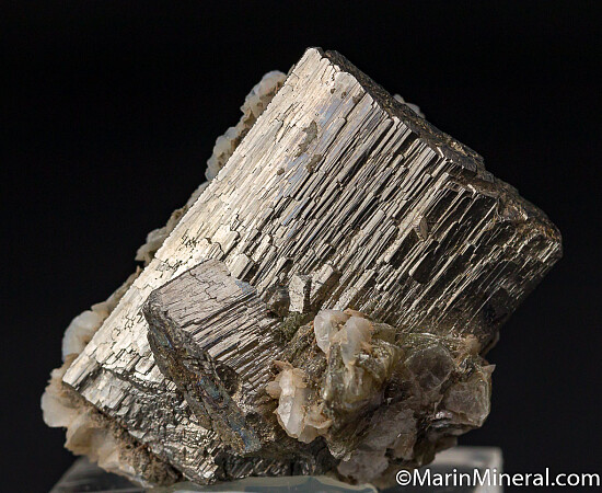 Arsenopyrite with Calcite, Muscovite