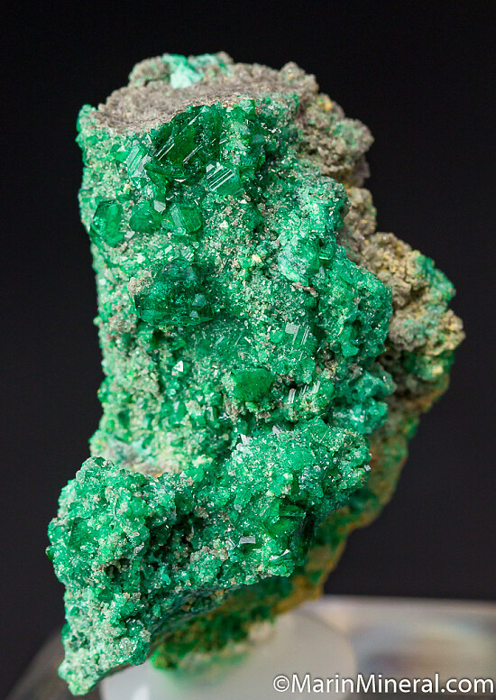 Cuprian Adamite with Ferrilotharmeyerite