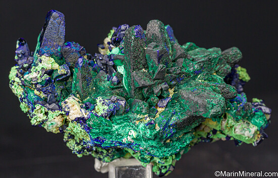 Azurite, Malachite after Azurite