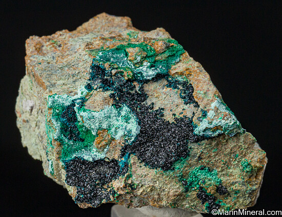 Clinoclase on Cornubite