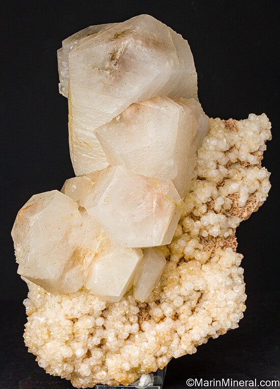 Calcite on Quartz