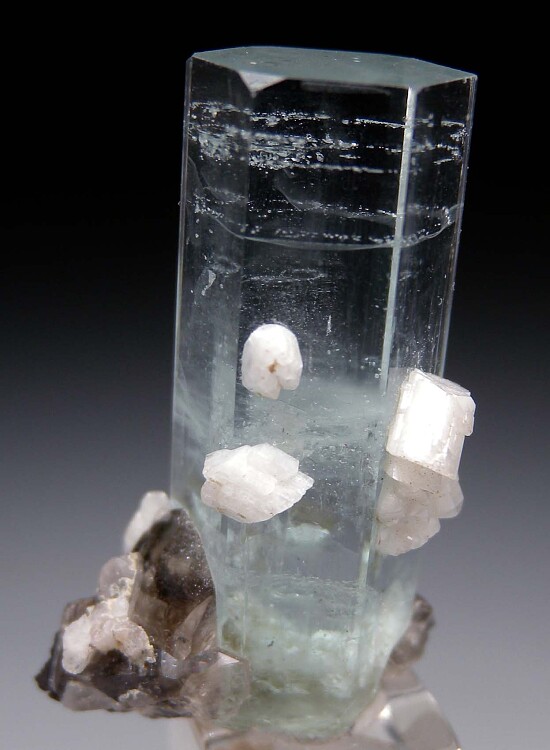 Aquamarine with Quartz