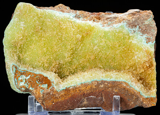 Senegalite on Turquoise