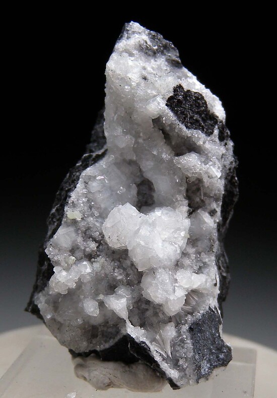 Fluellite with Wavellite