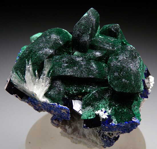 Azurite, Malachite, Barite