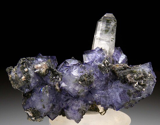 Fluorite with Quartz