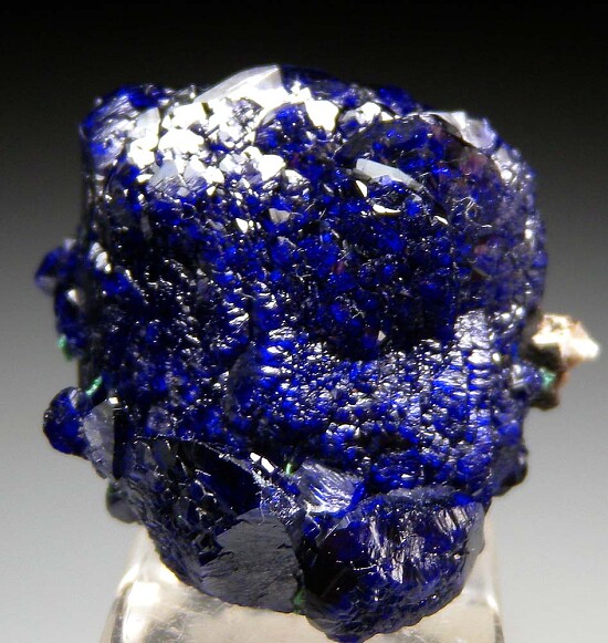 Azurite with Malachite